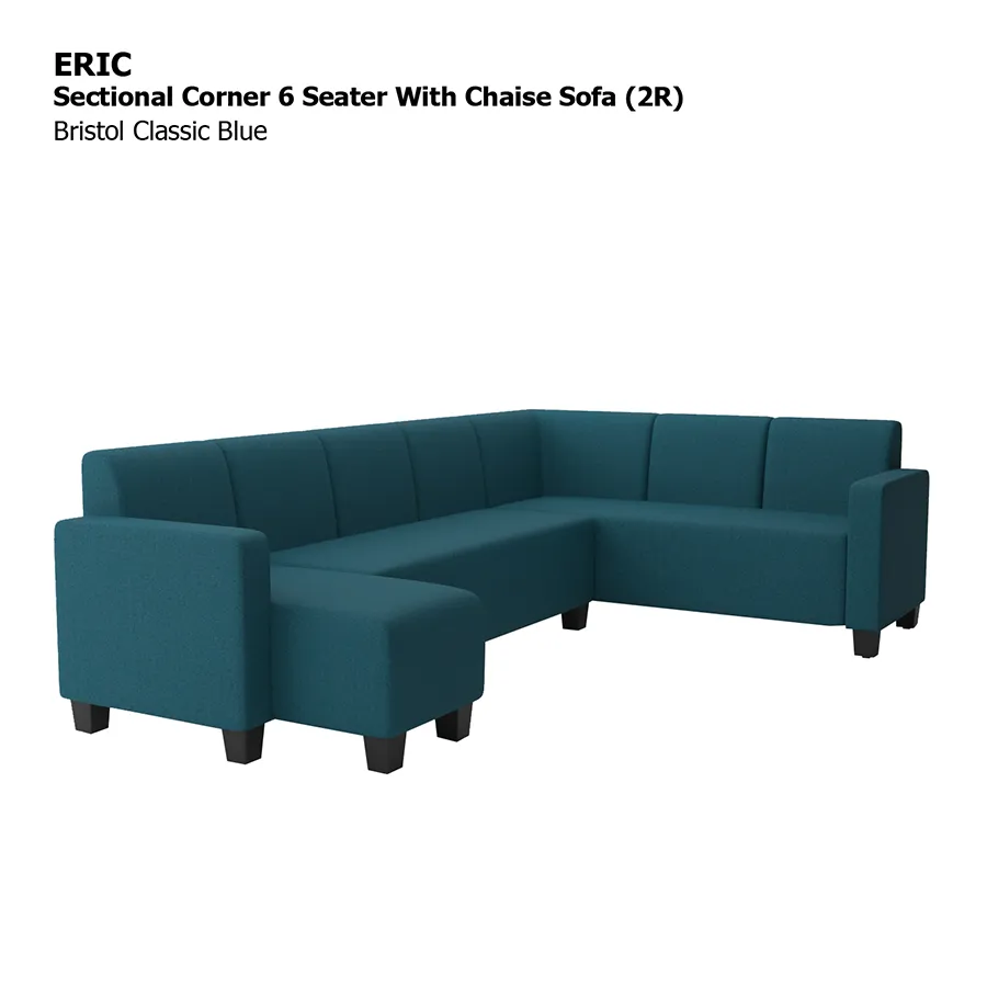 Eric Sectional 6 Seat with Chaise (2R) Sofa