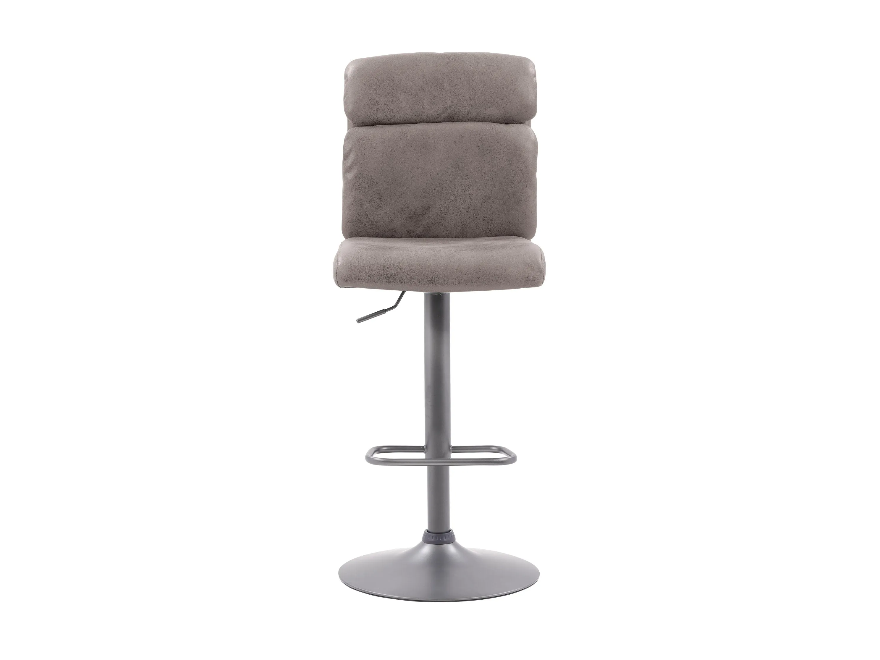 Grey Swivel Bar Stools Set of 2