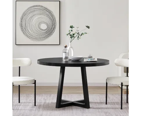 Harry 4 Seater Dining Table in Black