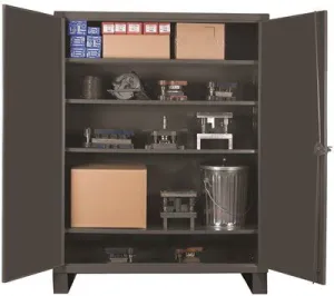 Industrial Storage Cabinets 12 Gauge Extra Heavy Duty Cabinets Extra Heavy Duty 12 Gauge Shelf Cabinets Hdc-244878-4S95