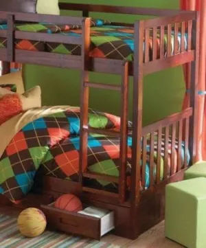 Isla Twin Bunk Bed with Storage