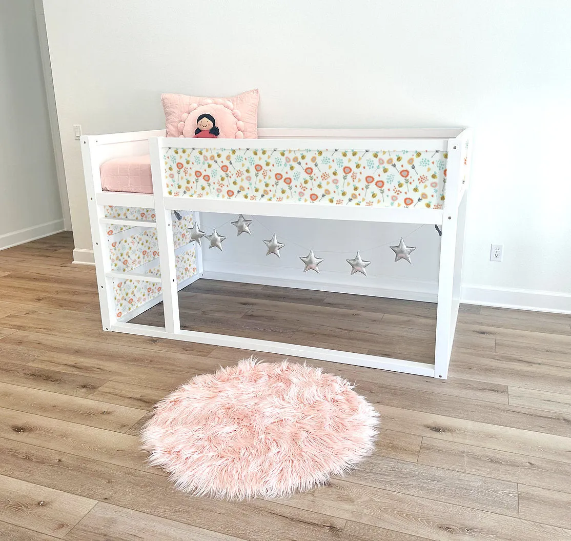 Ivy Twin Canopy Bed | Converts to Loft | Designed for Years of Use Toddler to Teen