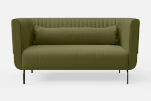 Jackson 2 Seater Sofa Olive Linen Fabric