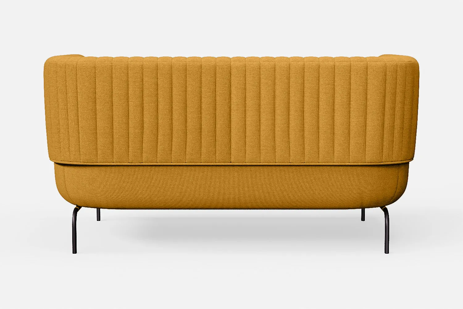 Jackson 2 Seater Sofa Yellow Linen Fabric