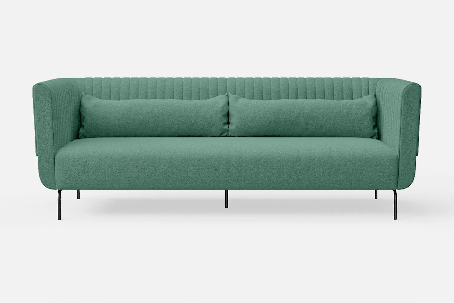 Jackson 3 Seater Sofa Mint Green Linen Fabric