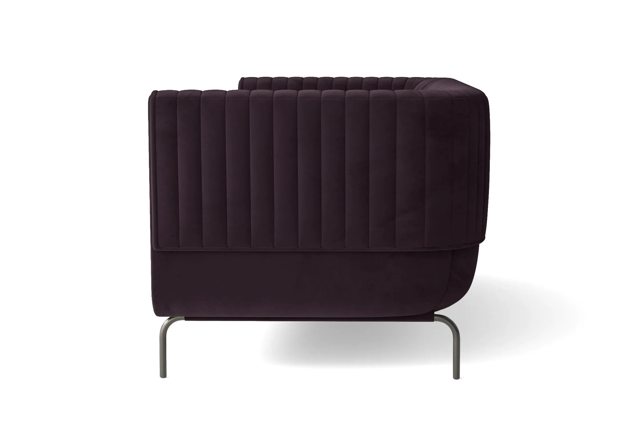 Jackson Armchair Purple Velvet