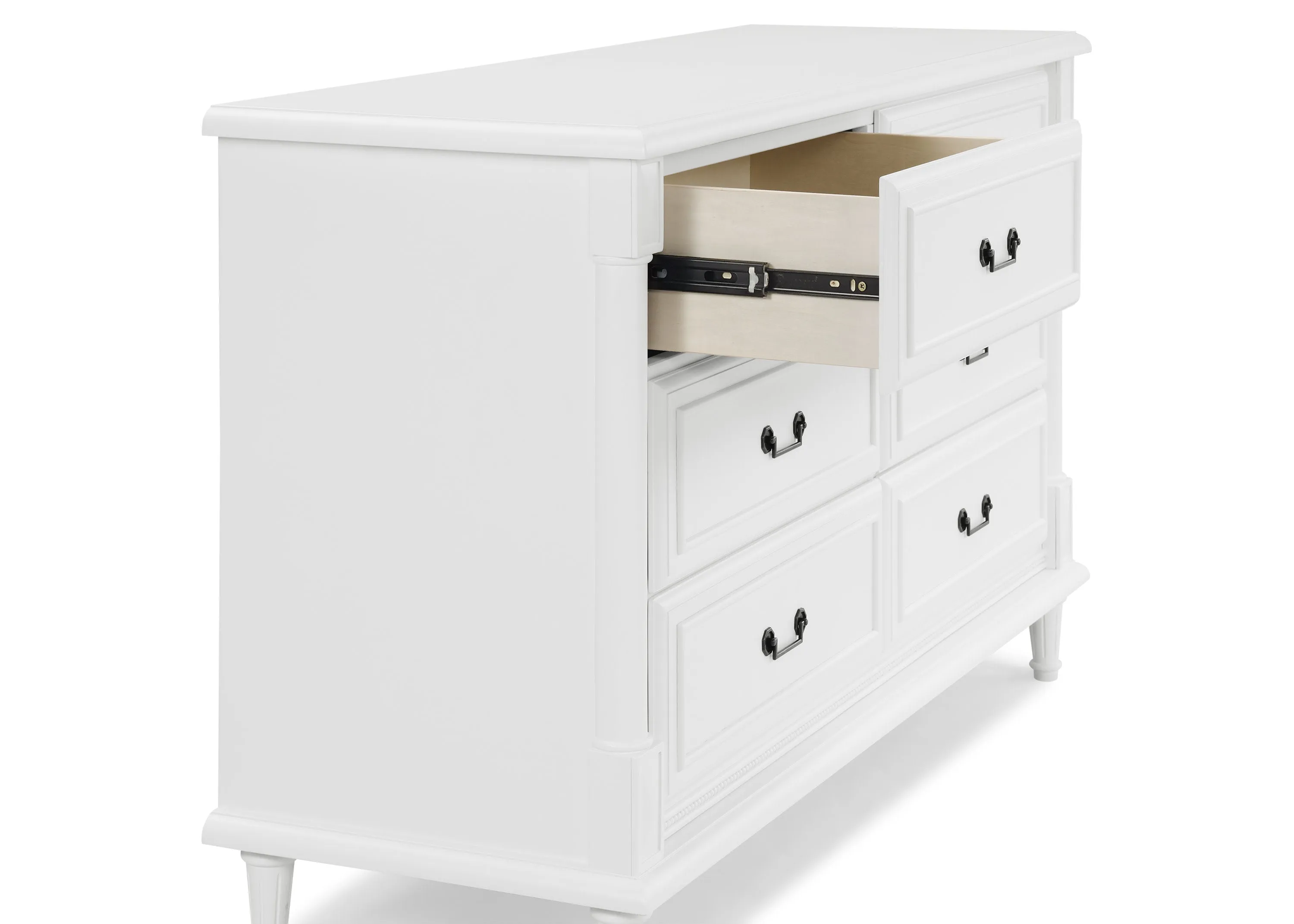 Juliette 6 Drawer Dresser with Changing Top and Interlocking Drawers