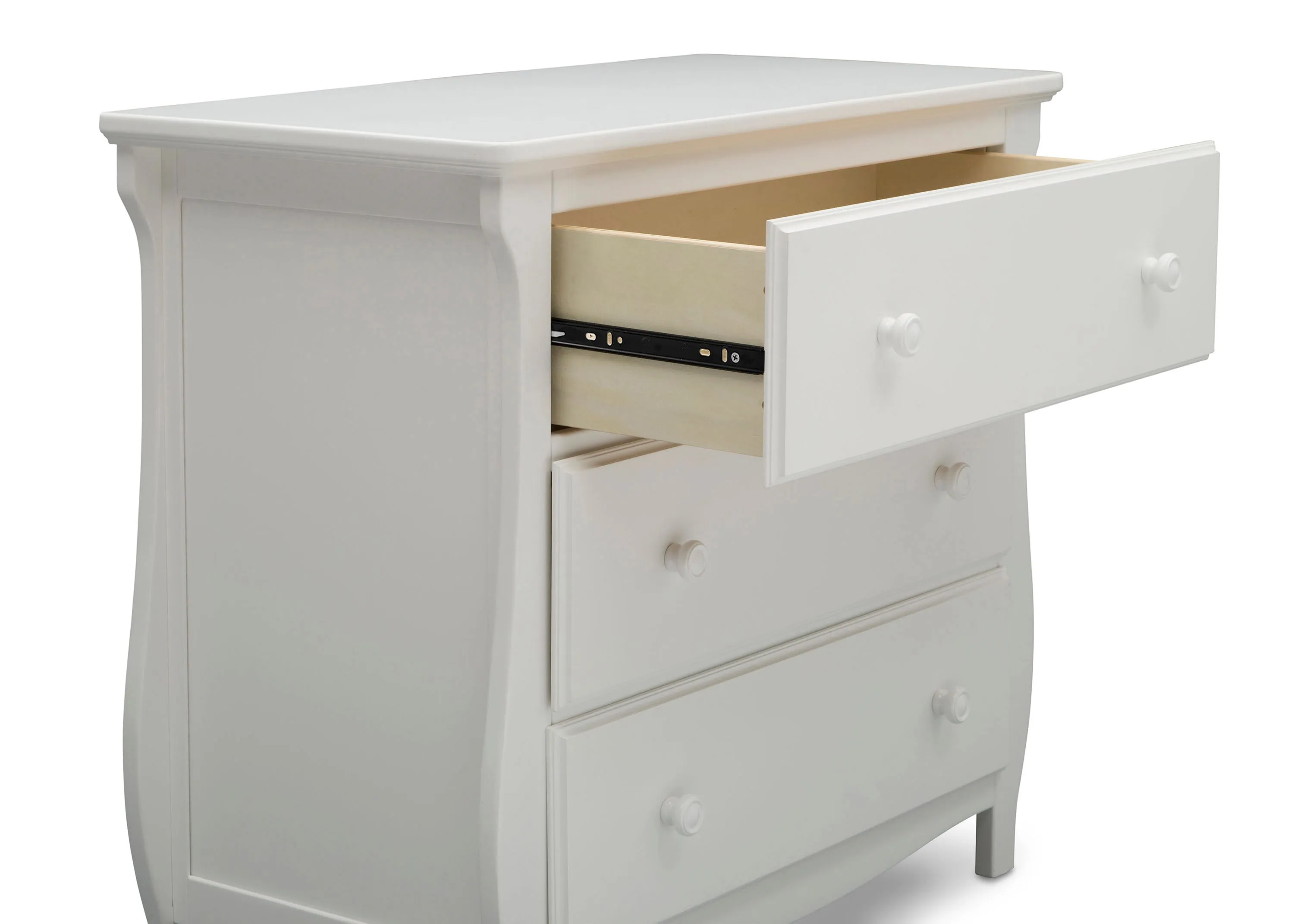 Lancaster 3 Drawer Dresser with Changing Top and Interlocking Drawers