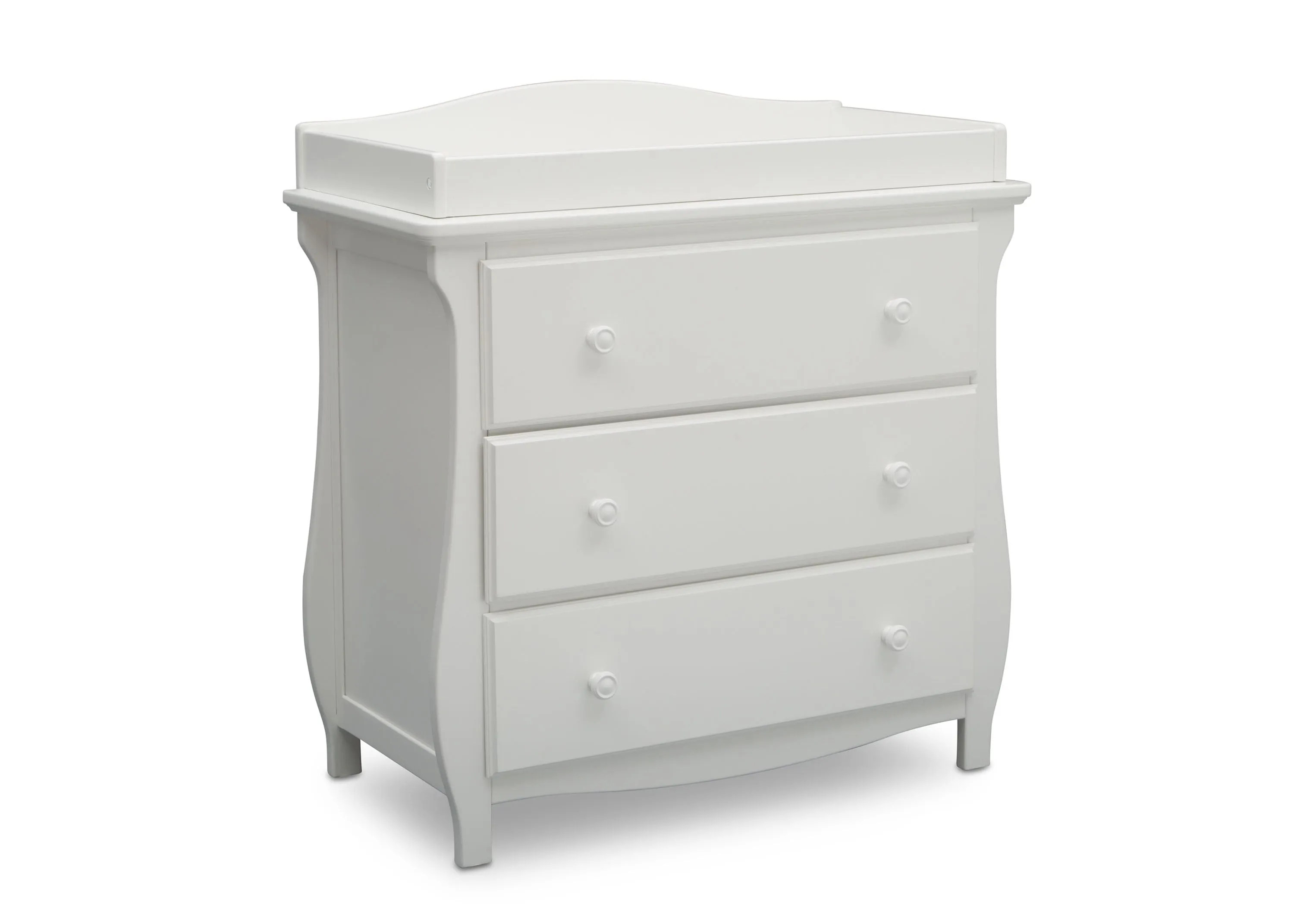 Lancaster 3 Drawer Dresser with Changing Top and Interlocking Drawers