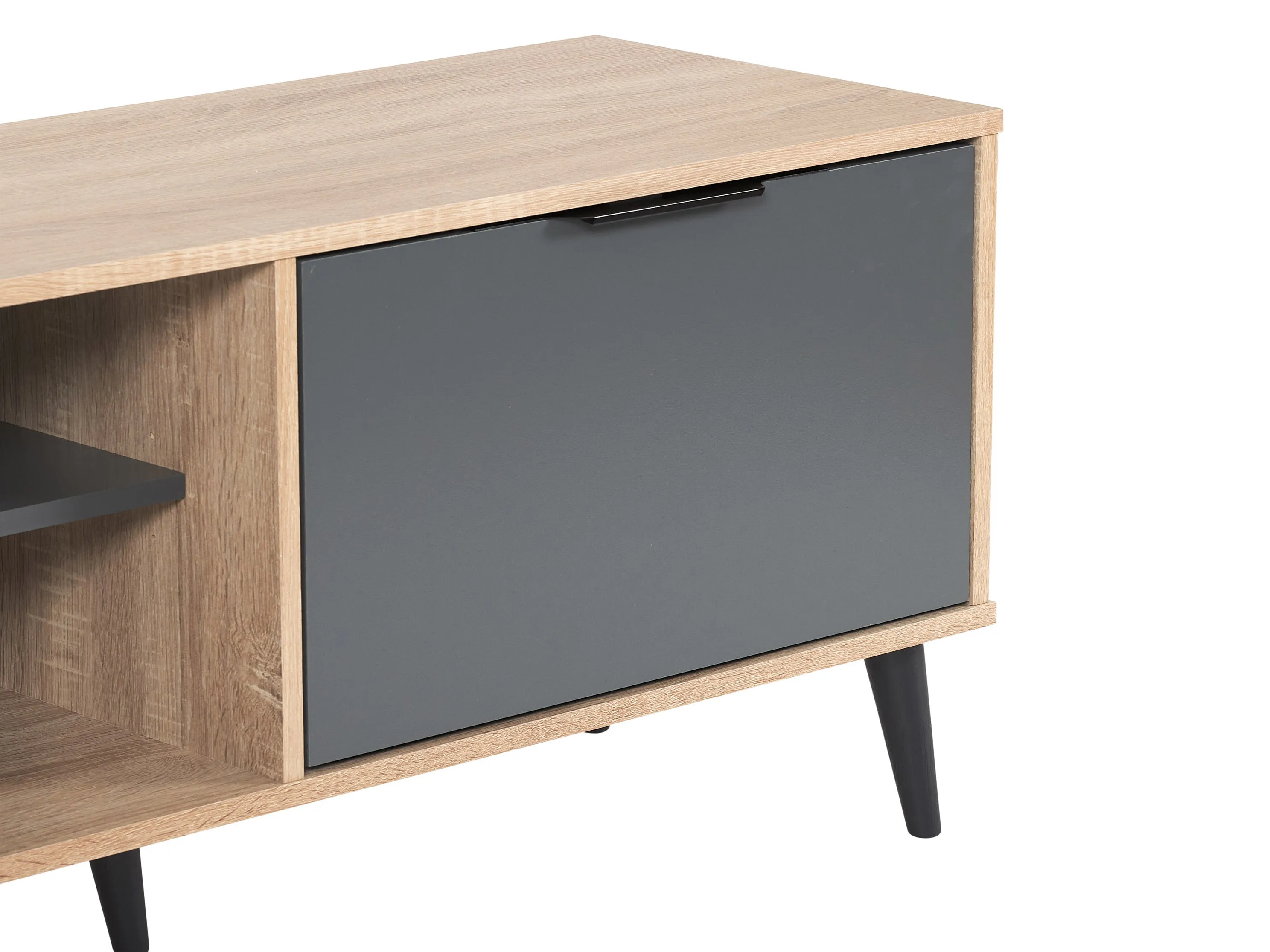 Light Wood TV Bench for TVs up to 85"