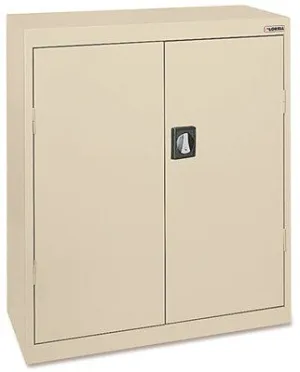 Lorell Fortress Series Steel Storage Cabinets' Putty' 36X18X42 In.