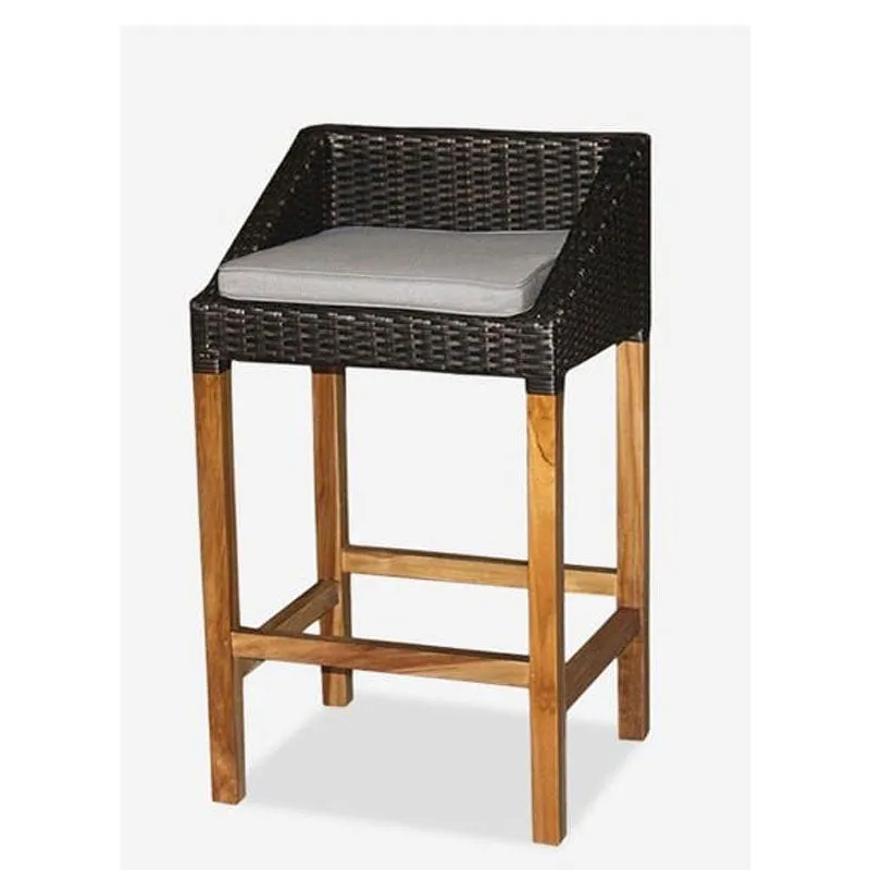 (LS) Swooped Barstool-Prussian Dark Bronze - Outdoor by Jeffan