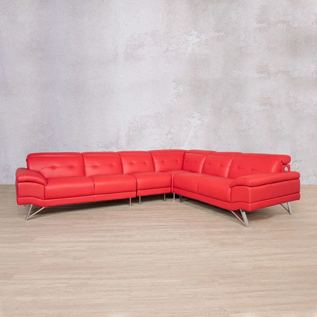 Manila Leather Sectional