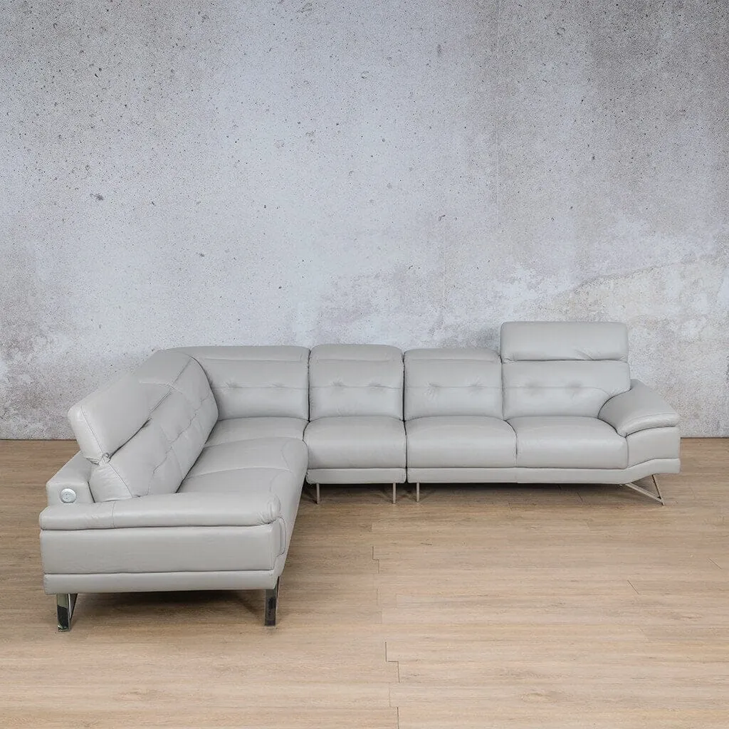 Manila Leather Sectional