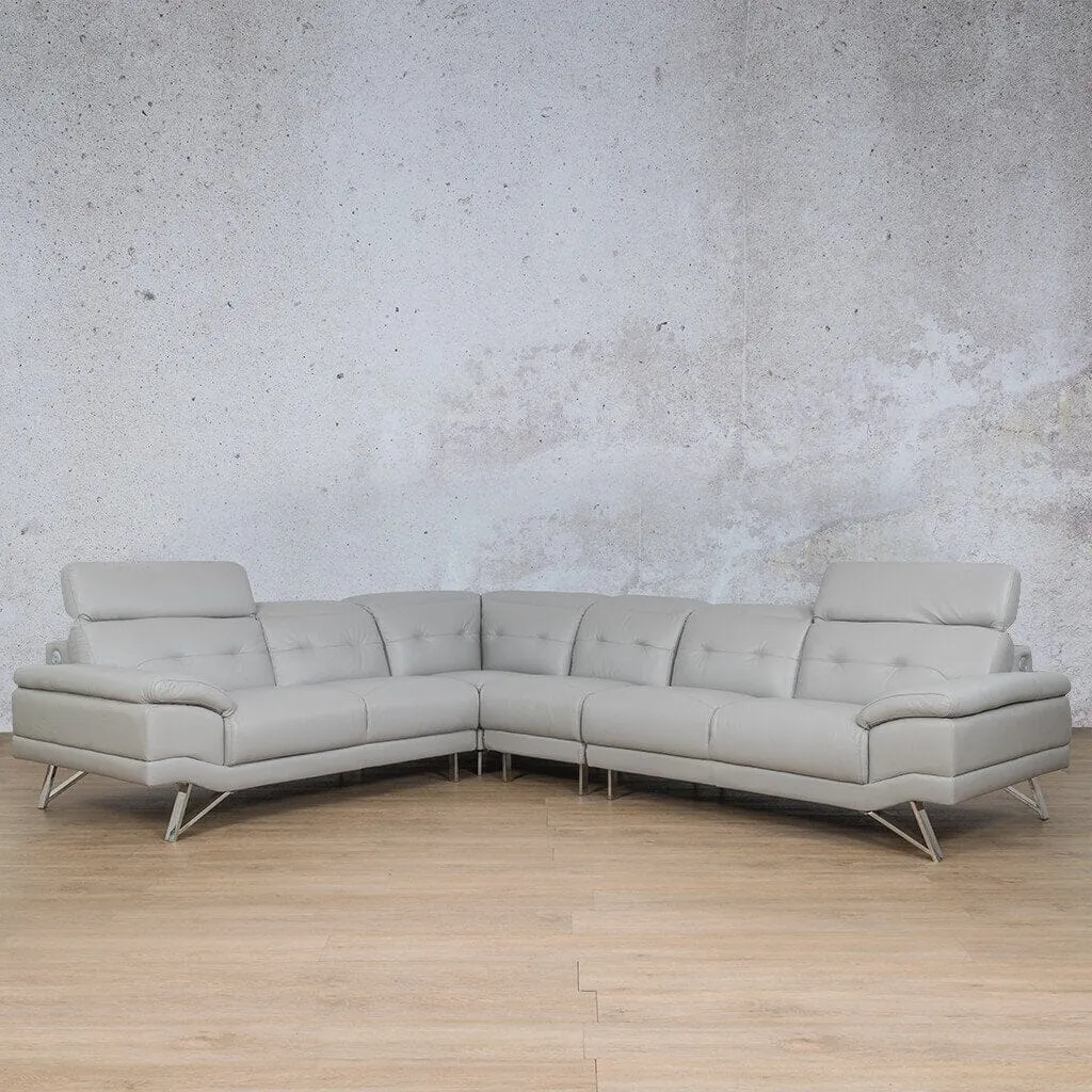 Manila Leather Sectional