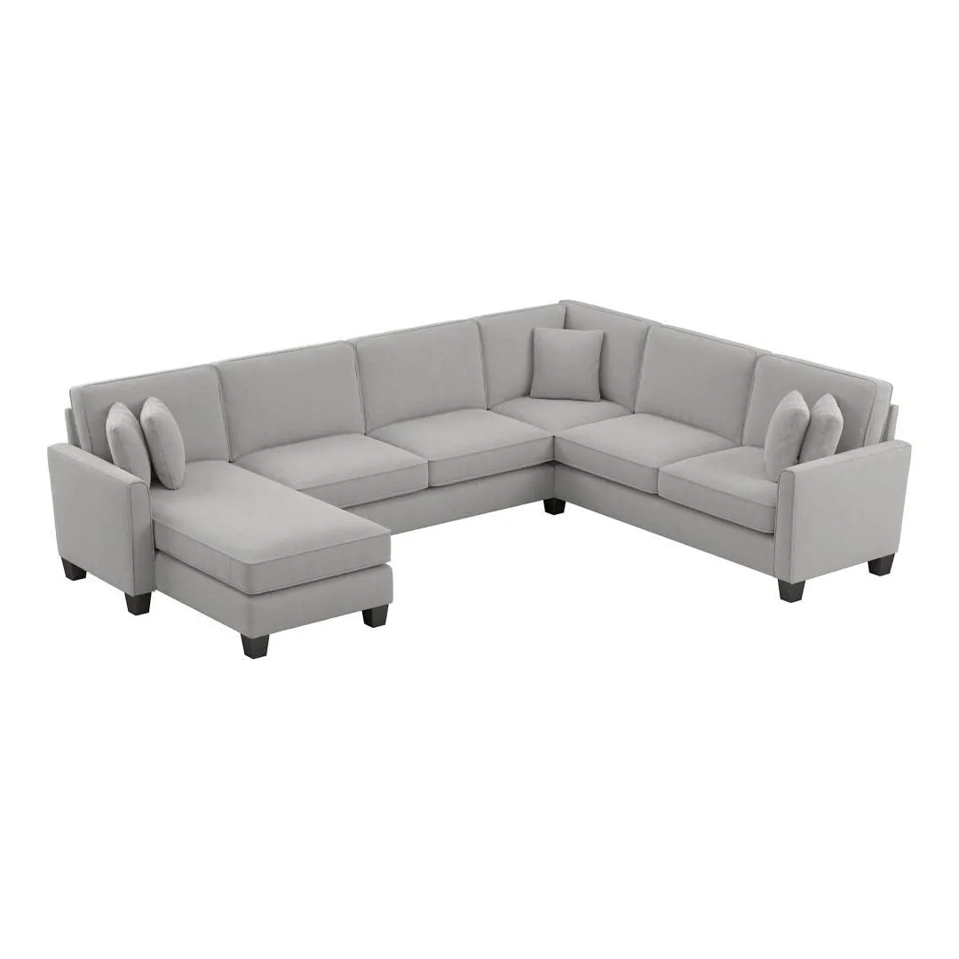 Moscow 7 Seater U Shape Fabric Sofa For Living Room, Bedroom, And Office | 7 Seater U Shaped Sofa