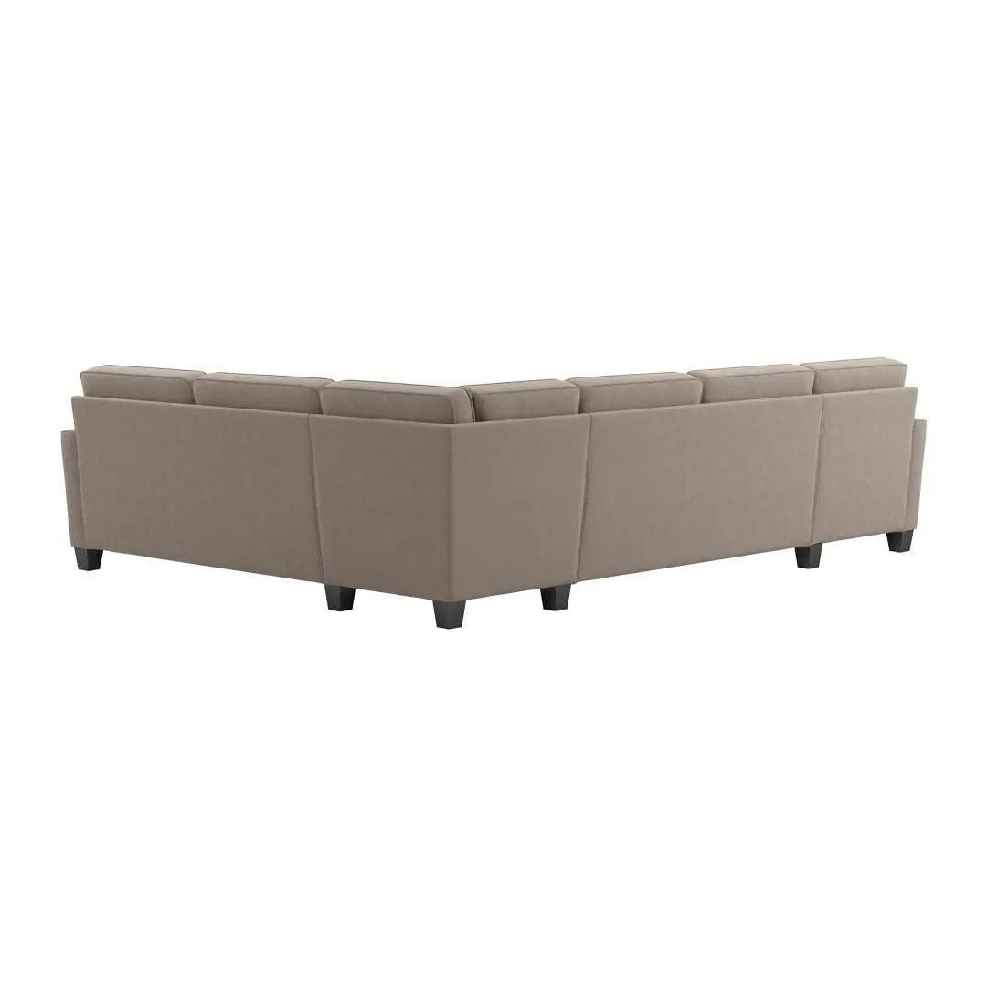 Moscow 7 Seater U Shape Fabric Sofa For Living Room, Bedroom, And Office | 7 Seater U Shaped Sofa