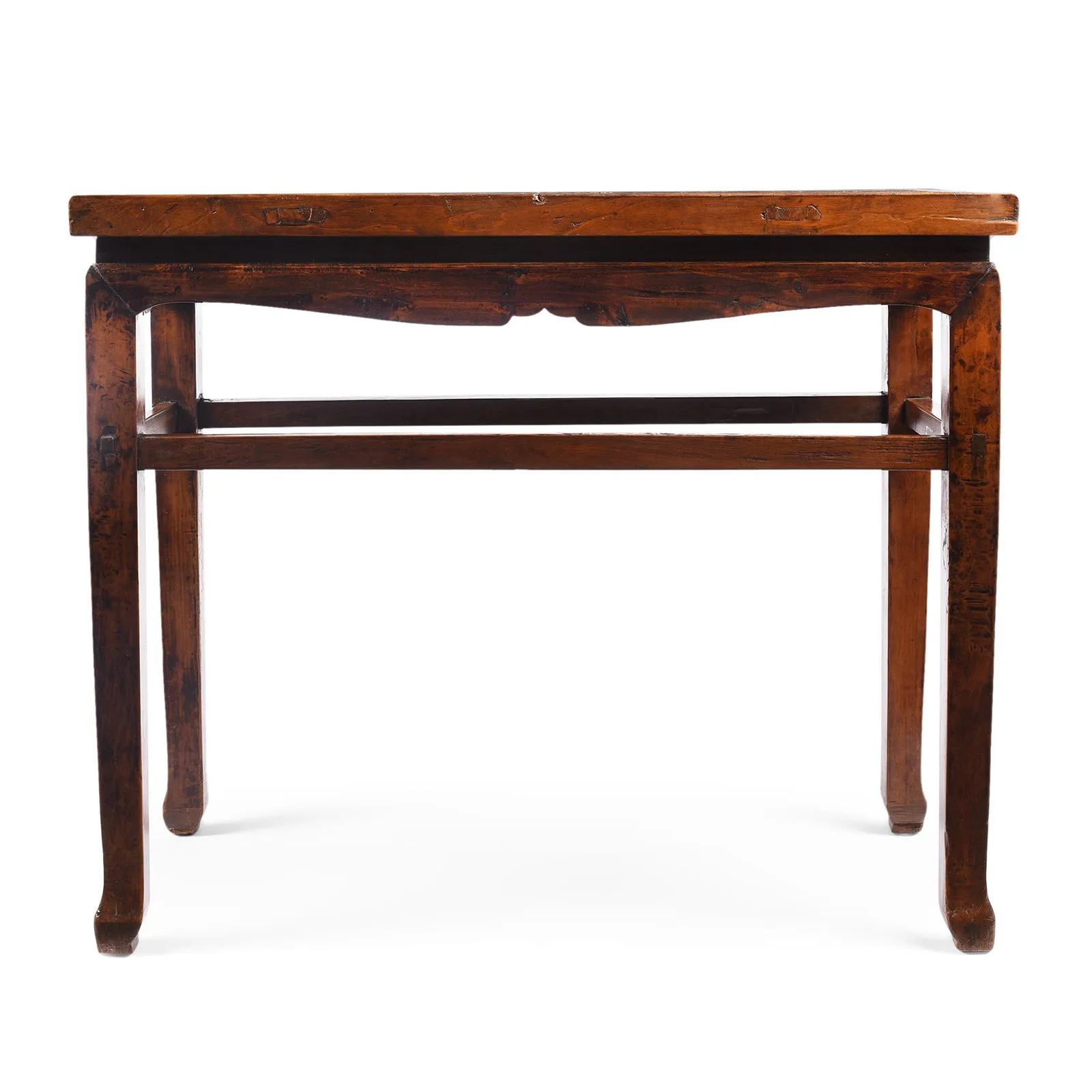 Mulberry Half Table From Gansu - Ca 1900