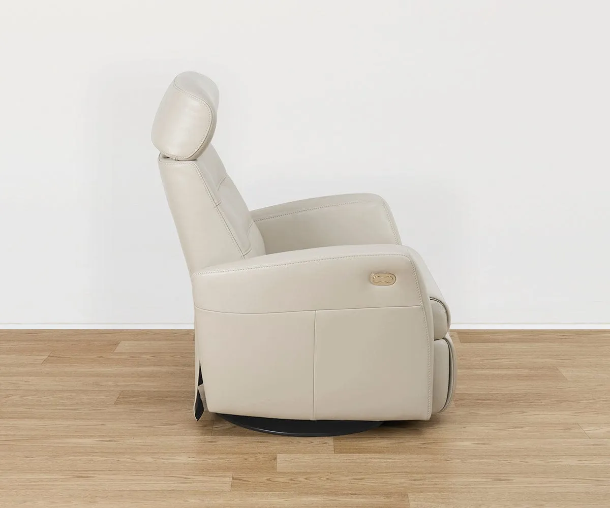 Norrell Lift Power Leather Recliner