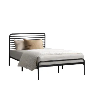 Oikiture Metal Bed Frame King Single Size Bed Base Beds Platform