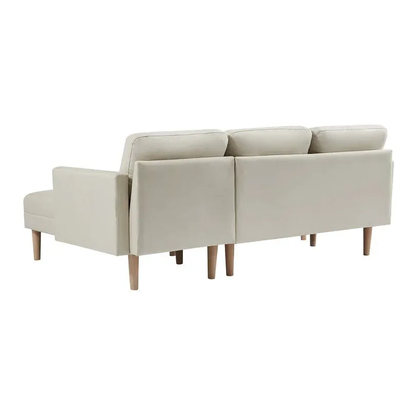 Practo Modern Suede Sofa Set in Suede With Setty