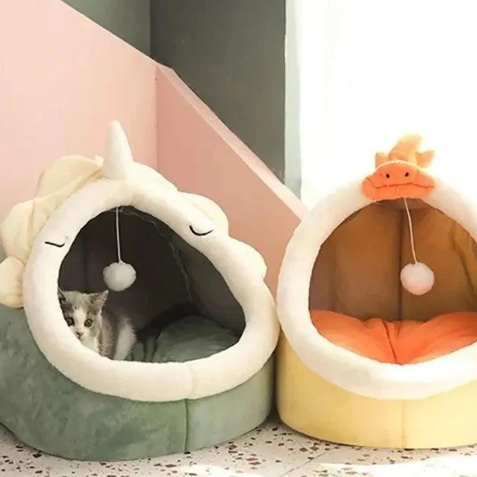 Purring Kitty Cave Bed