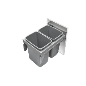 Rev-A-Shelf / 53TM-1835GSCDM2-FL / Steel Top Mount Pullout Waste/Trash Container