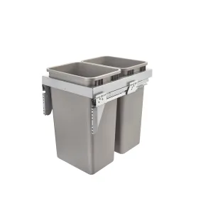 Rev-A-Shelf / 53TM-1850GSCDM2-FL / Steel Top Mount Pullout Waste/Trash Container