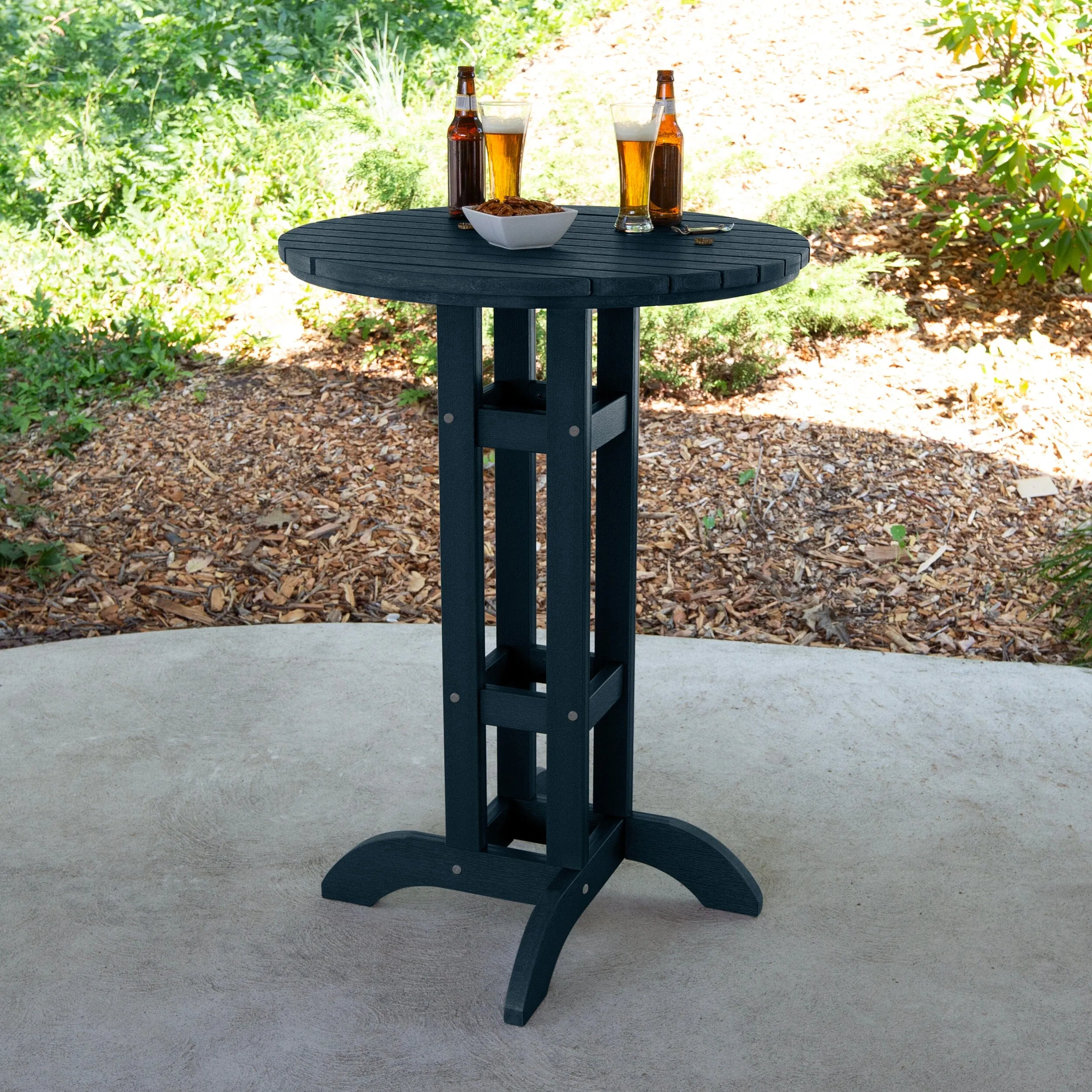 Round 30" Diameter Bistro Table - Bar Height