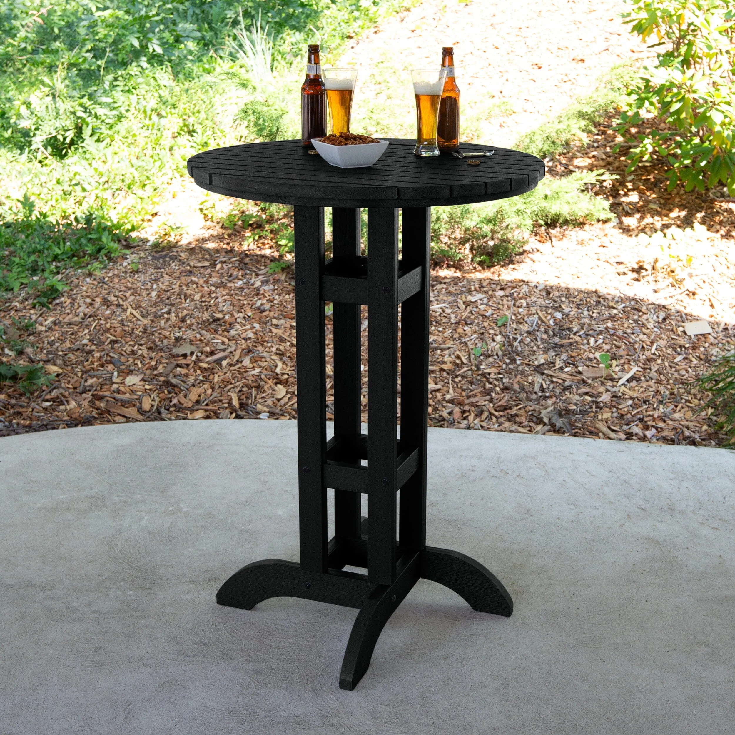 Round 30" Diameter Bistro Table - Bar Height