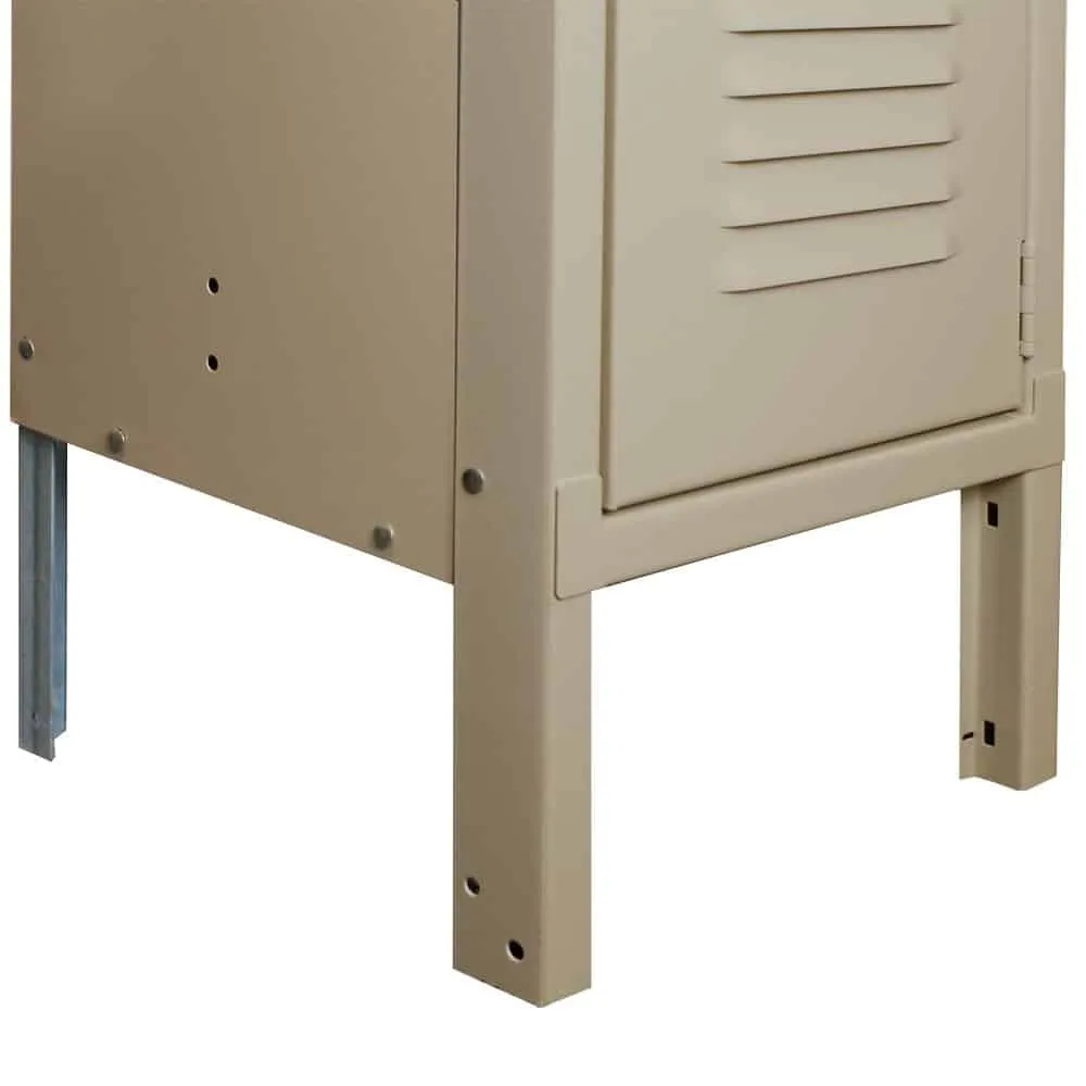 Six Tier Standard Metal Locker 1 Wide