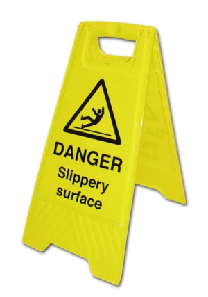 Slippery surface stand