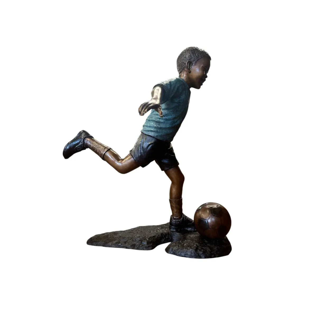 Soccer Kicker Statue