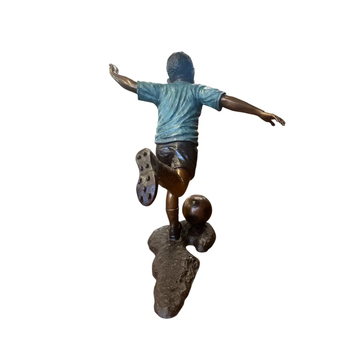 Soccer Kicker Statue