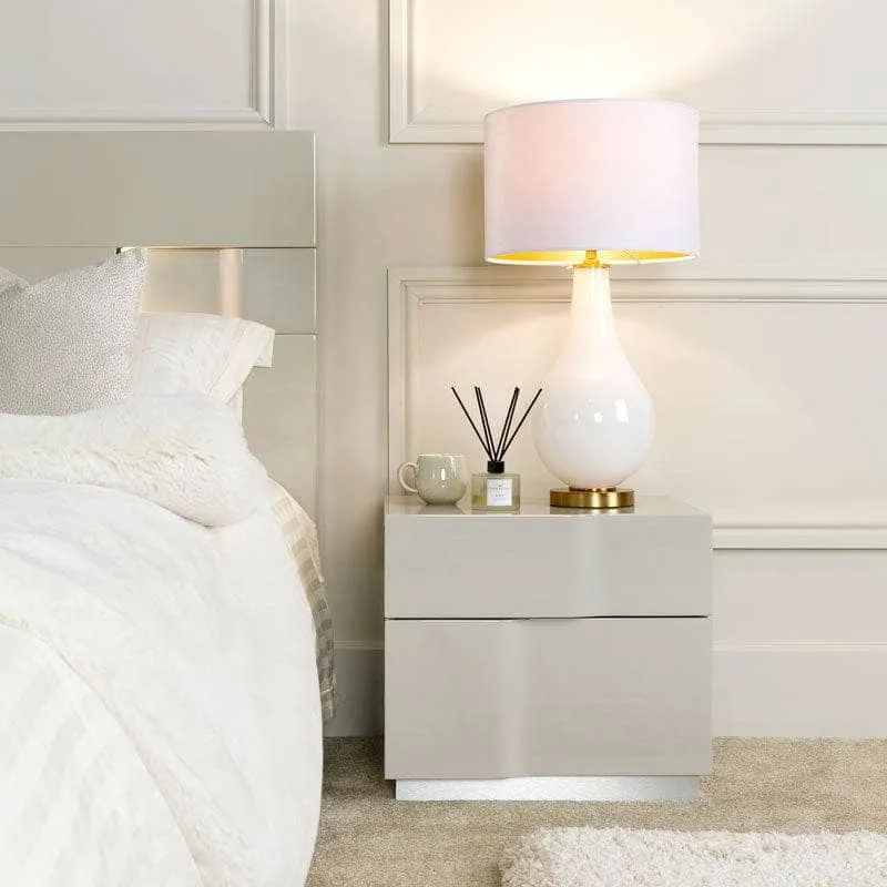 Verona Nightstand - Cashmere